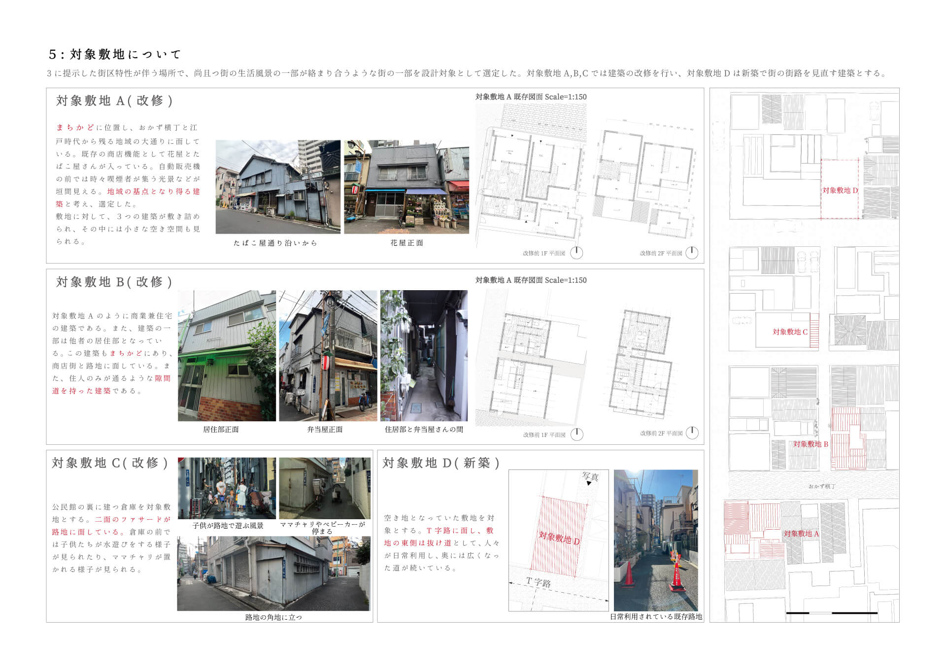 分散型宿泊施設による街のデザイン手法の提案-3