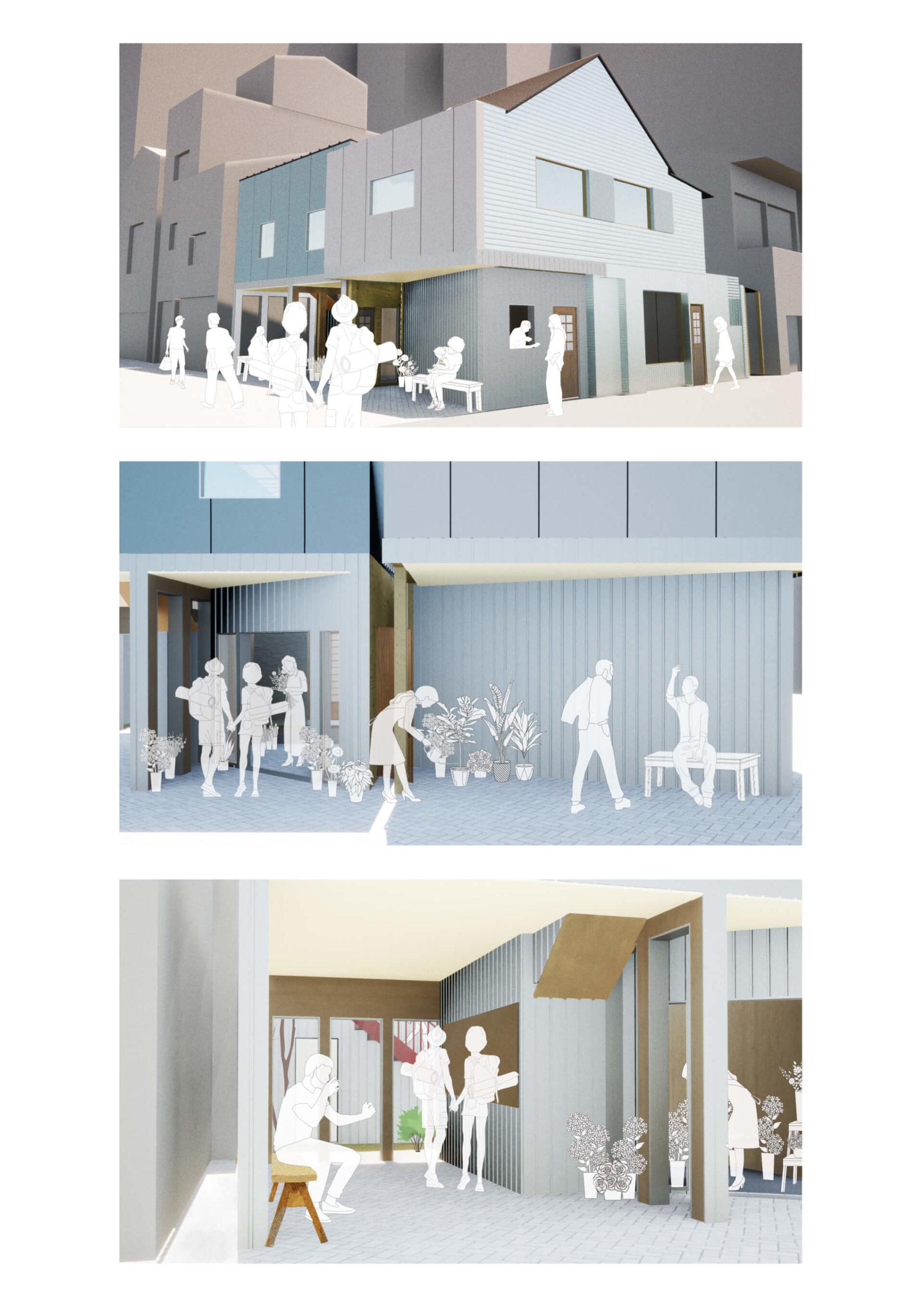 分散型宿泊施設による街のデザイン手法の提案-8