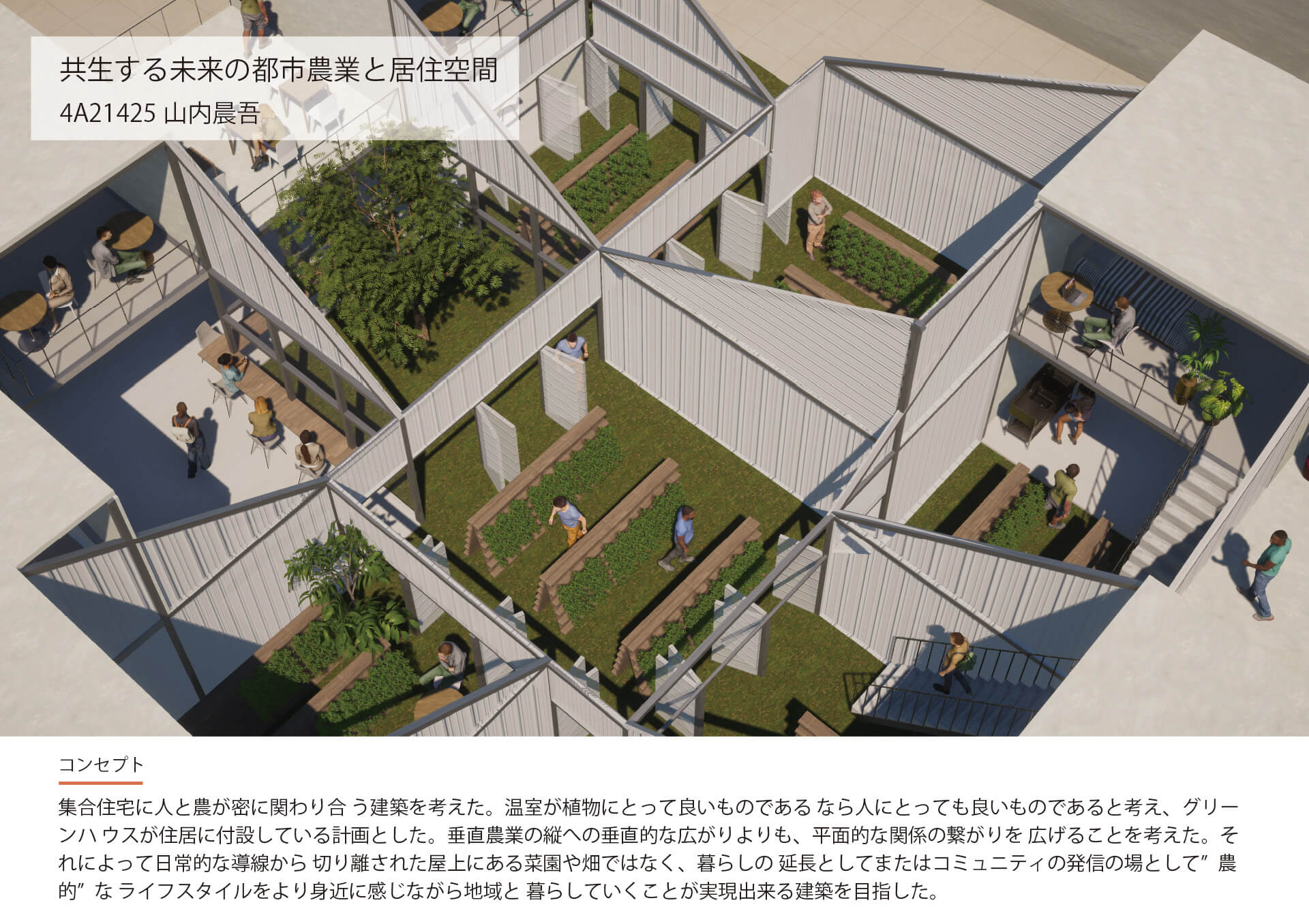 共⽣する未来の都市農業と居住空間-1