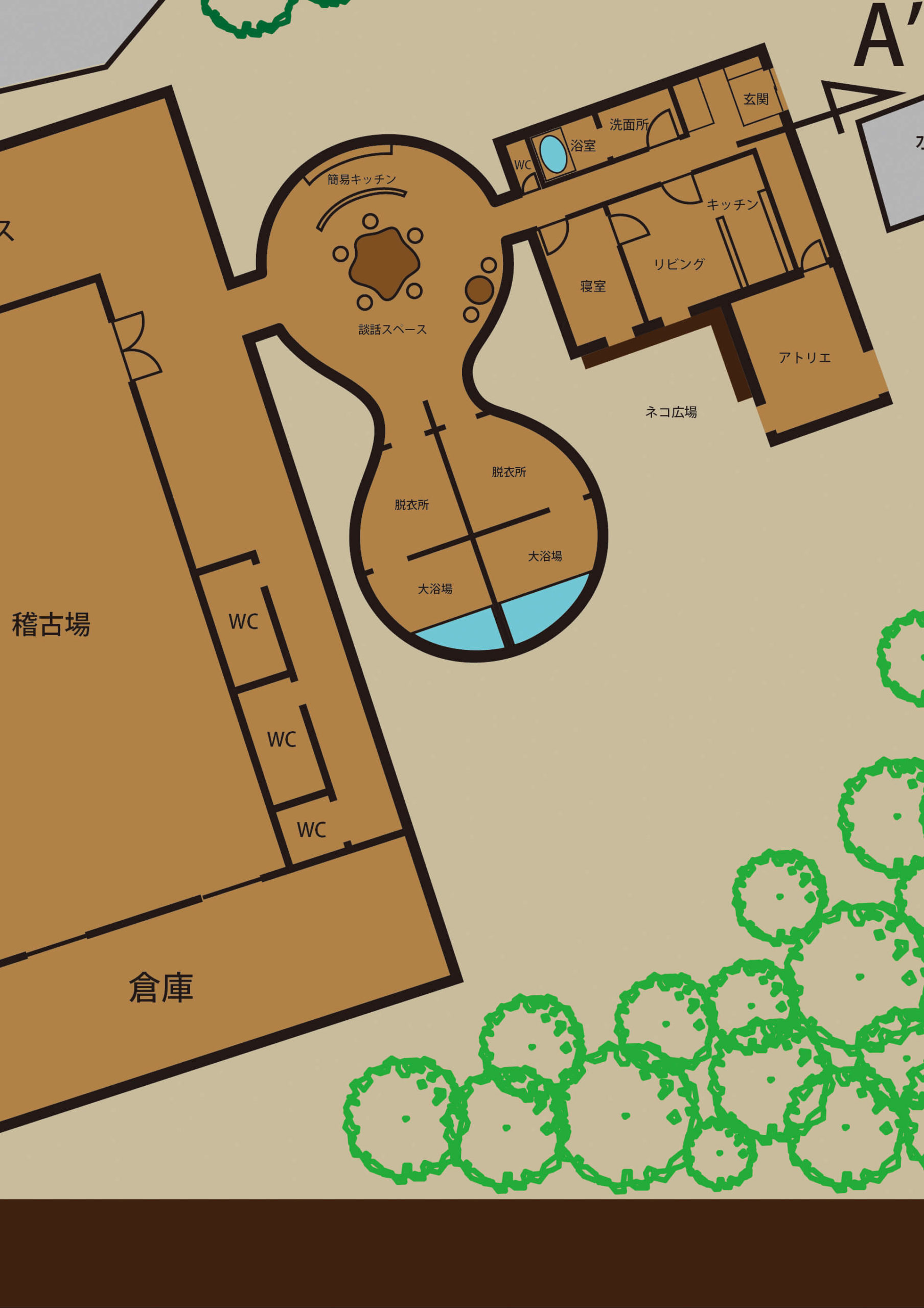 太⿎⼼⼗新稽古場「下宿荘」-4